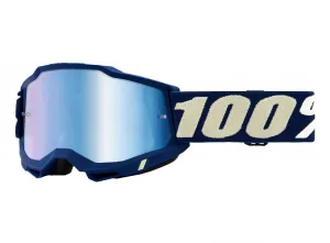 100% Accuri 2 Goggle - Deepmarine-Mirror Blue Lens