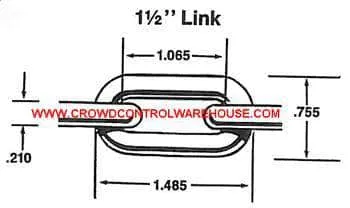 1.5 in. Plastic Chain (#6) - Specialty Colors