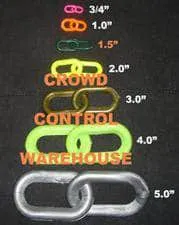 1.5 in. Plastic Chain (#6) - Specialty Colors