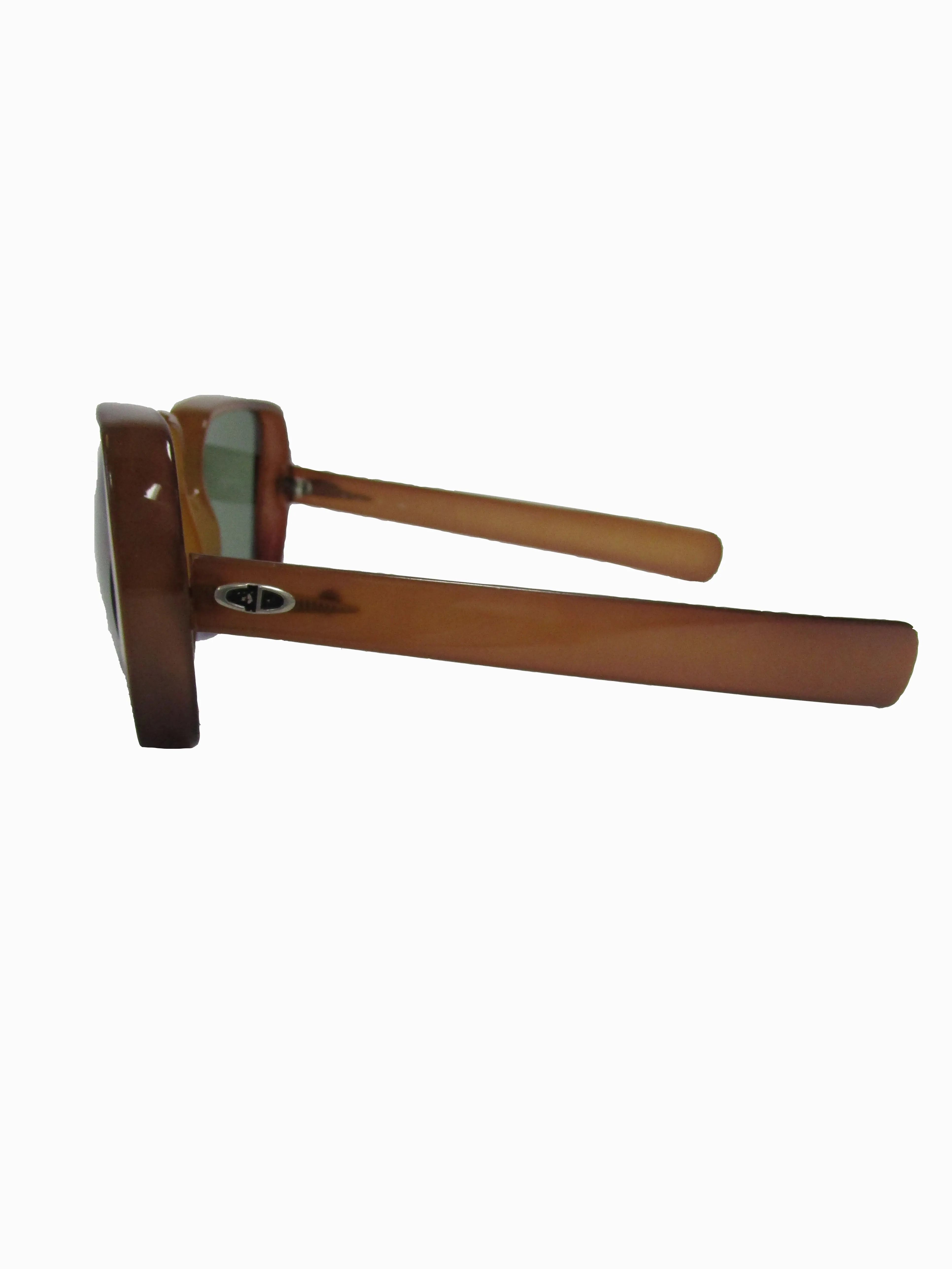 70s Christian Dior Translucent Brown Optyl Sunglasses