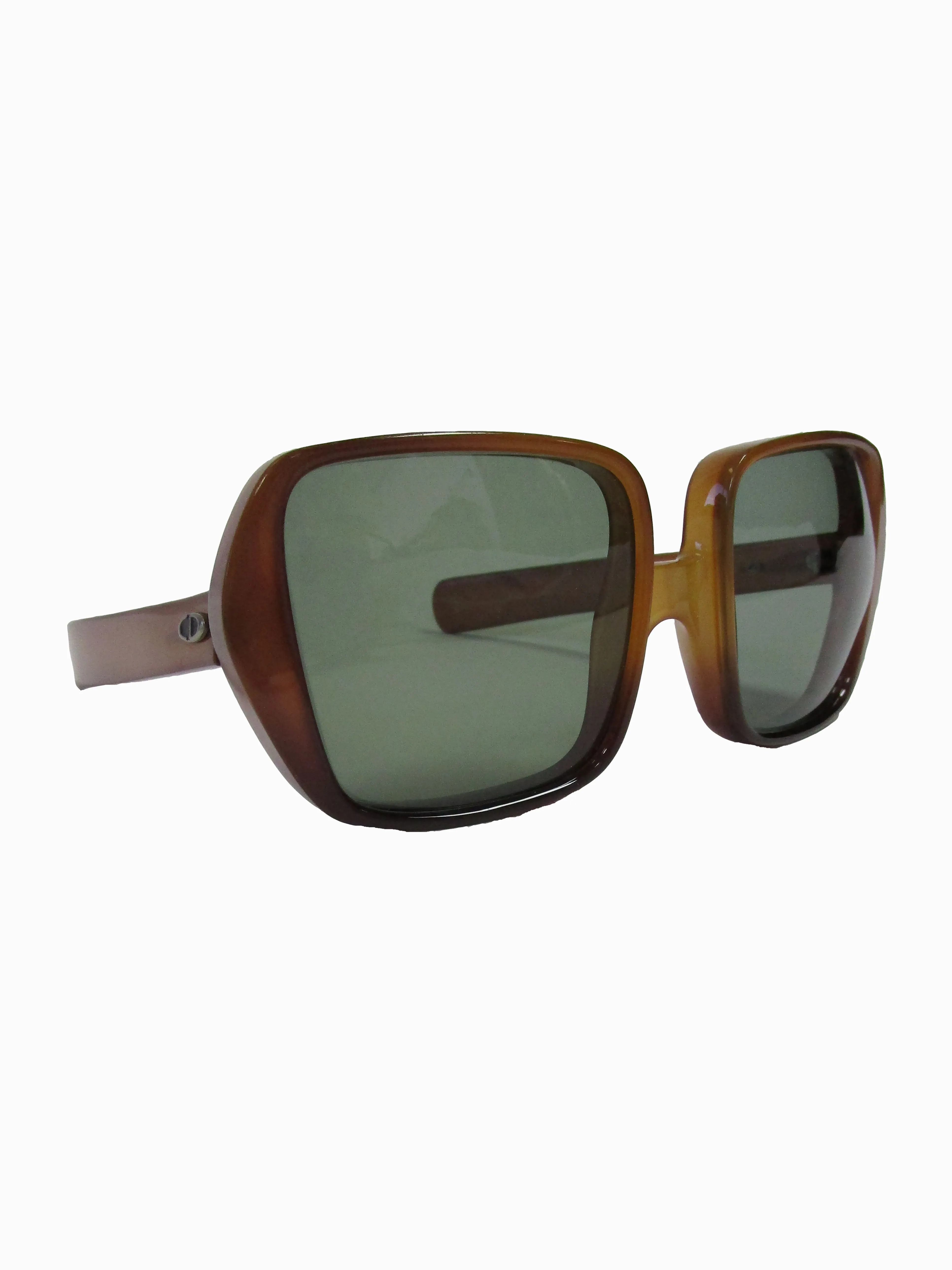 70s Christian Dior Translucent Brown Optyl Sunglasses