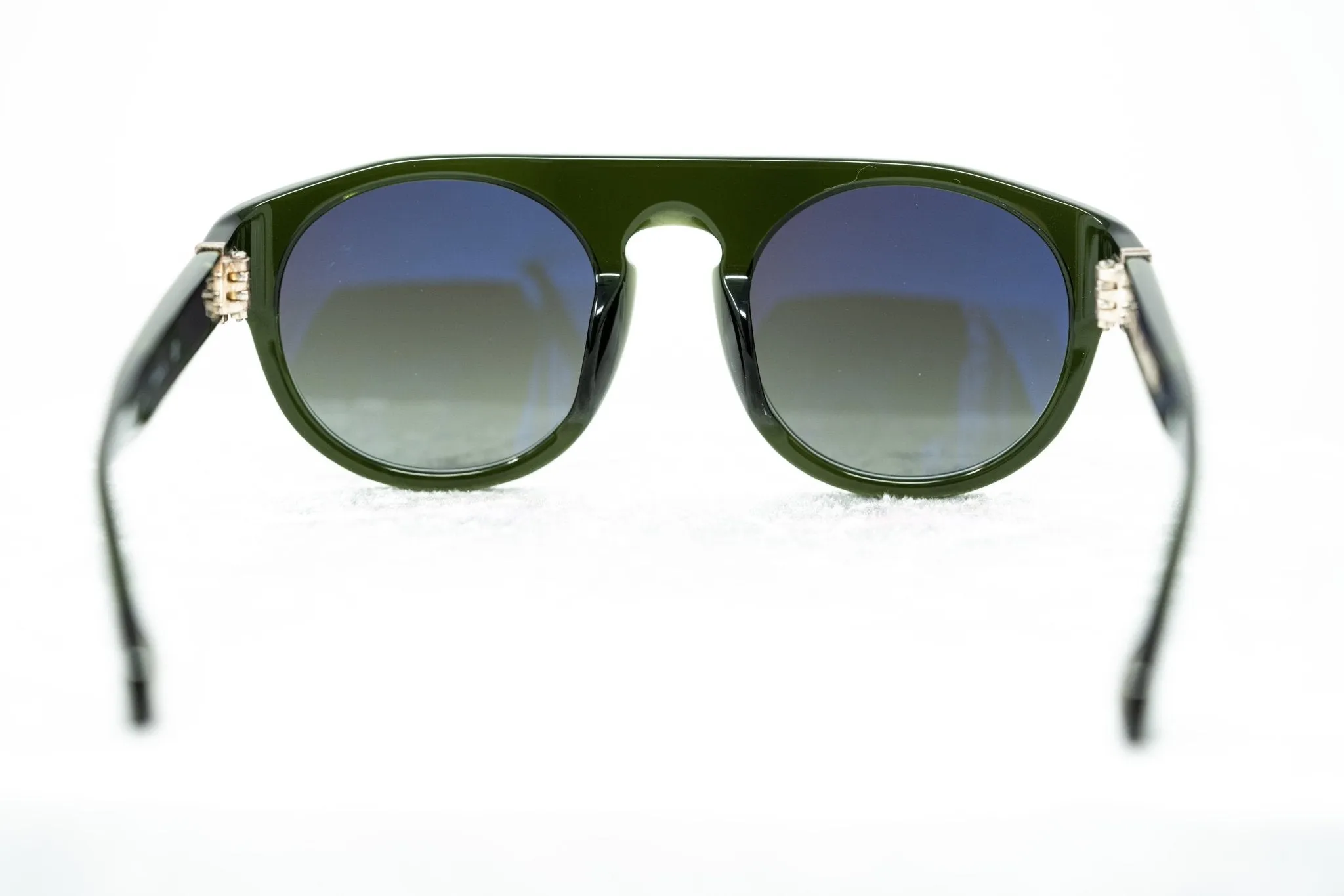 Ann Demeulemeester Sunglasses Flat Top Green and Green Graduated AD10C7SUN