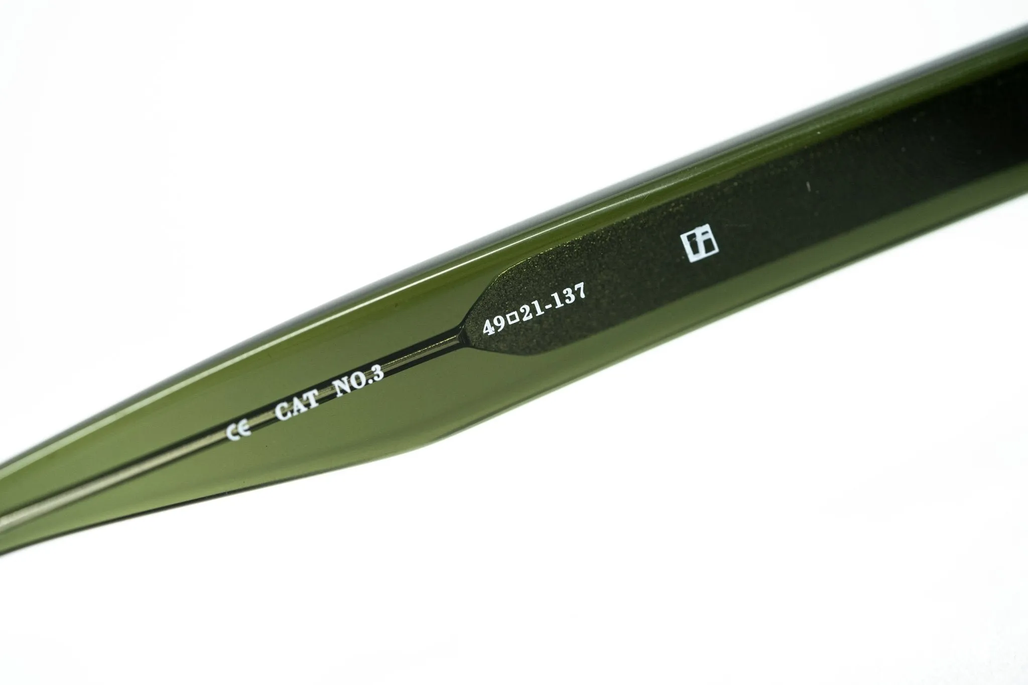 Ann Demeulemeester Sunglasses Flat Top Green and Green Graduated AD10C7SUN