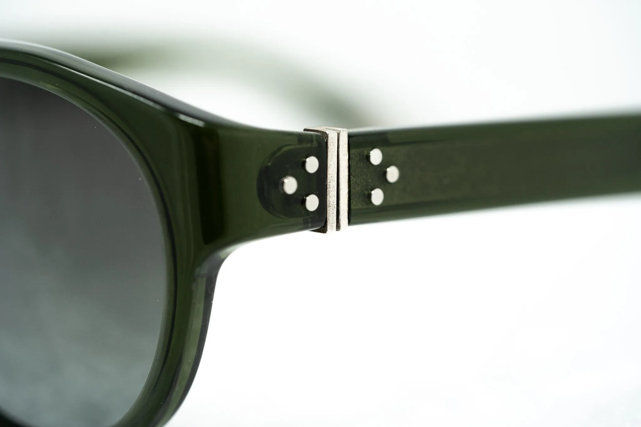 Ann Demeulemeester Sunglasses Flat Top Green and Green Graduated AD10C7SUN