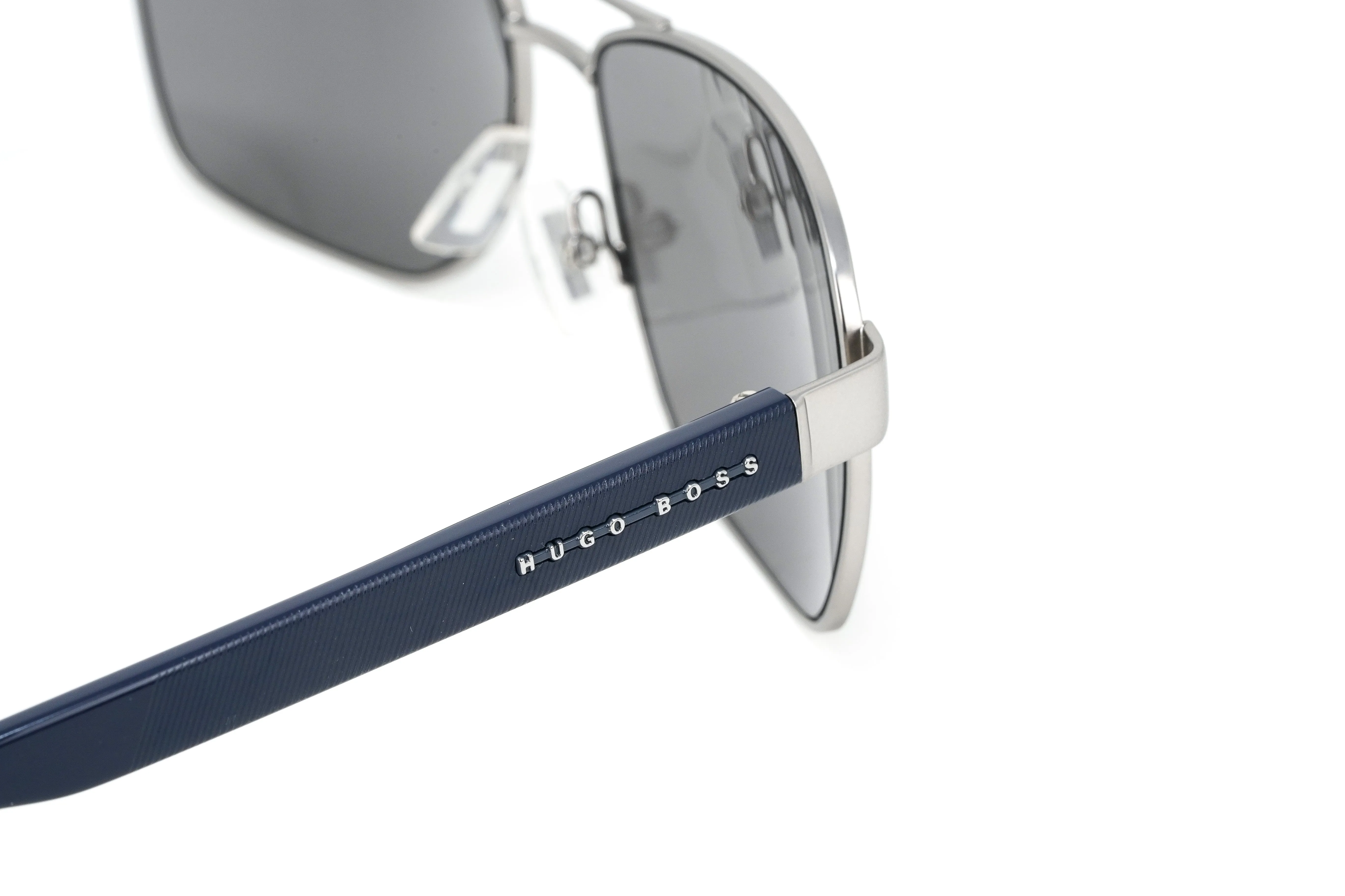 Boss by BOSS Men's Sunglasses Browline Blue/Silver 1240/S 9T9/T4 60