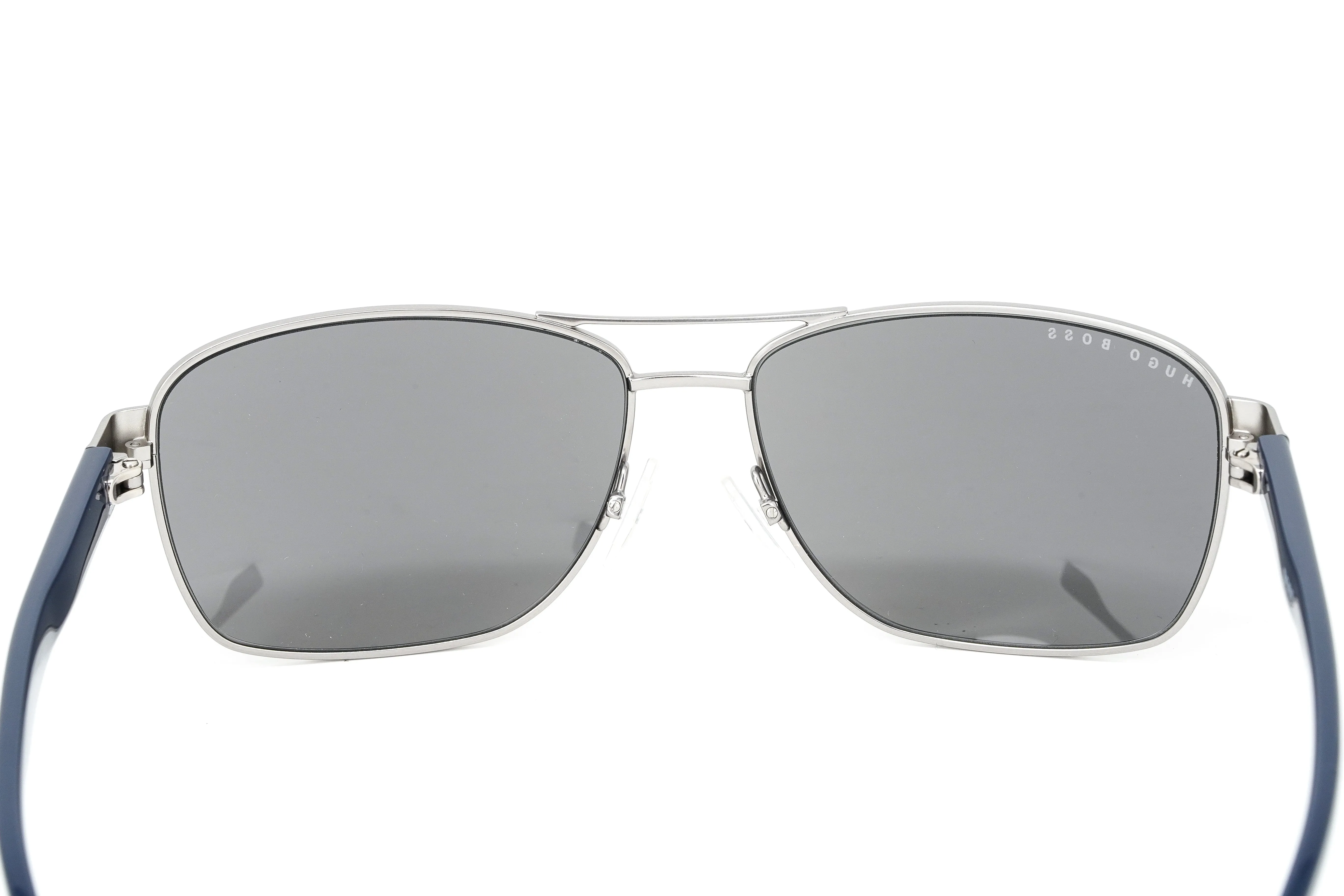 Boss by BOSS Men's Sunglasses Browline Blue/Silver 1240/S 9T9/T4 60