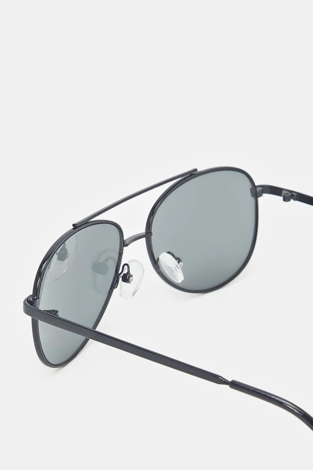 Boys Black Aviator Sunglasses
