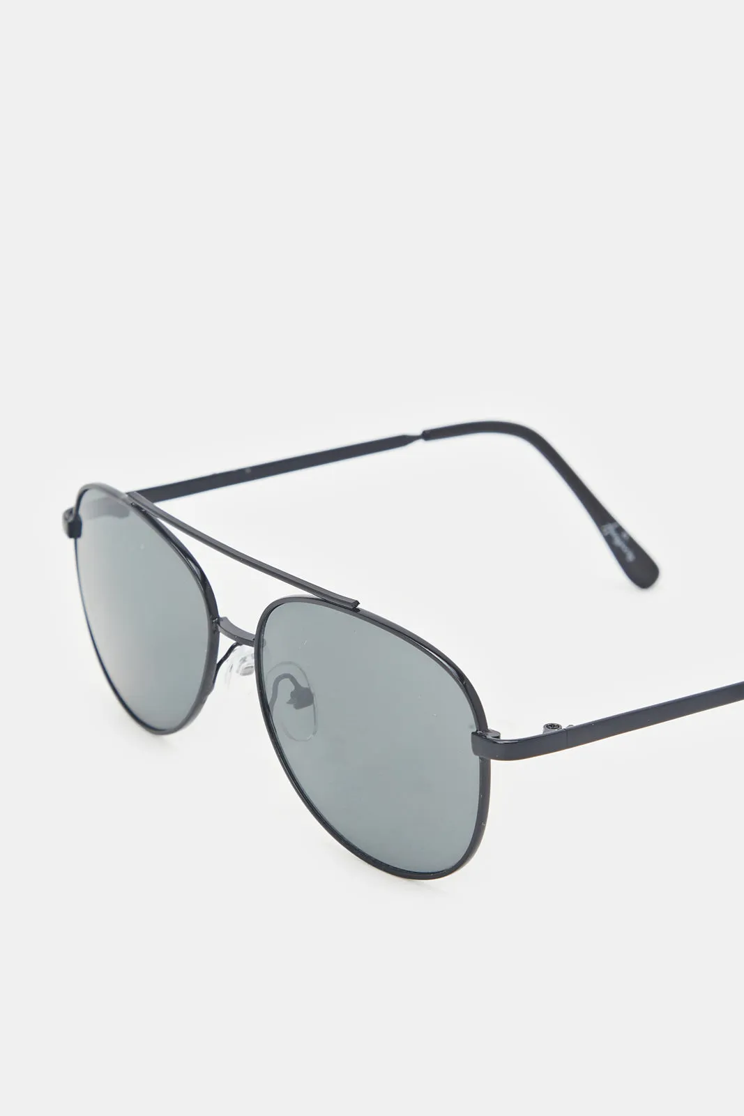 Boys Black Aviator Sunglasses