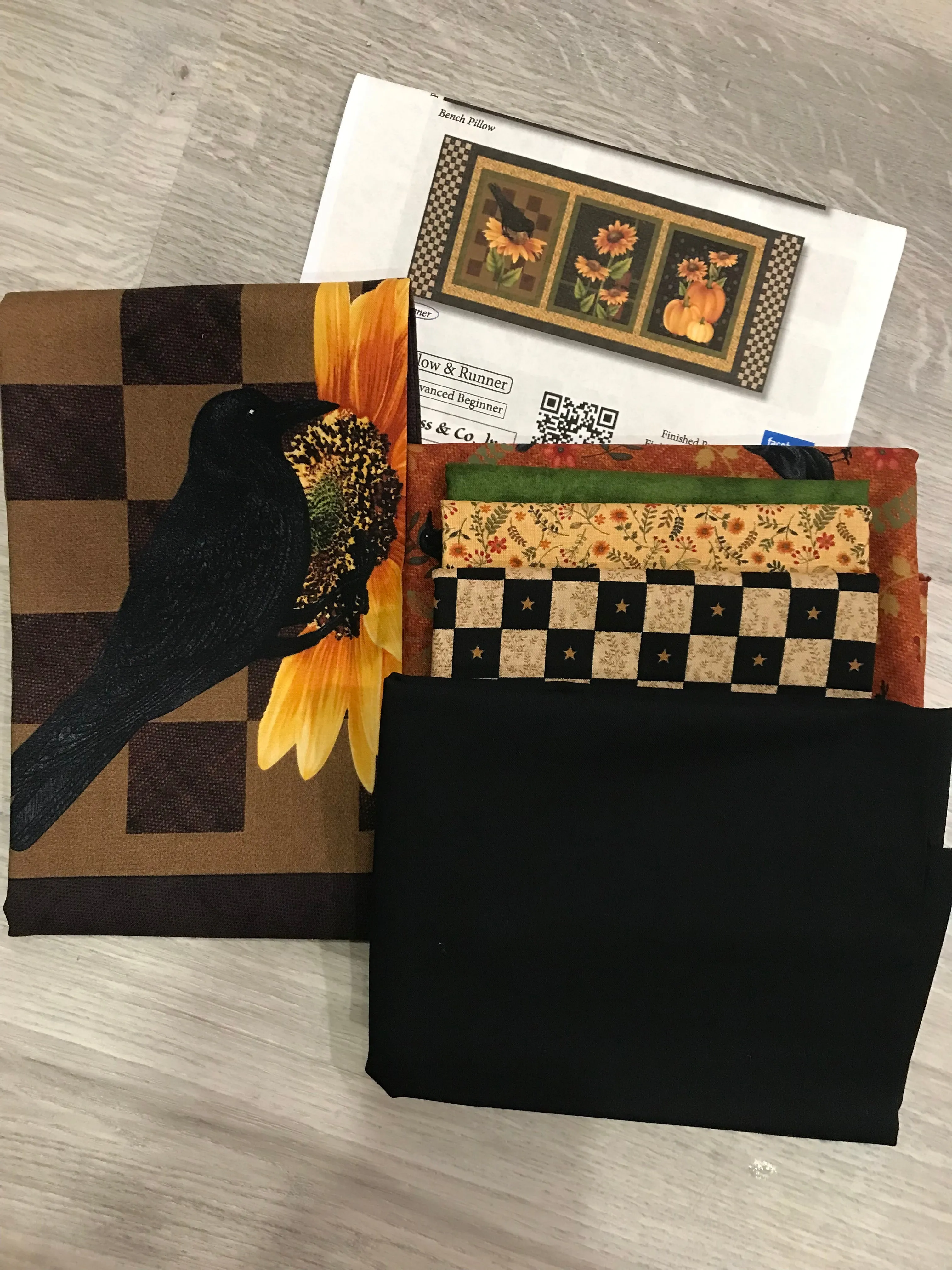 Cavalier Crows Table Runner