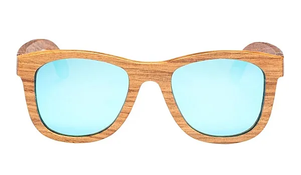 Classy Men Ocean Polarized Bamboo Wood Sunglasses