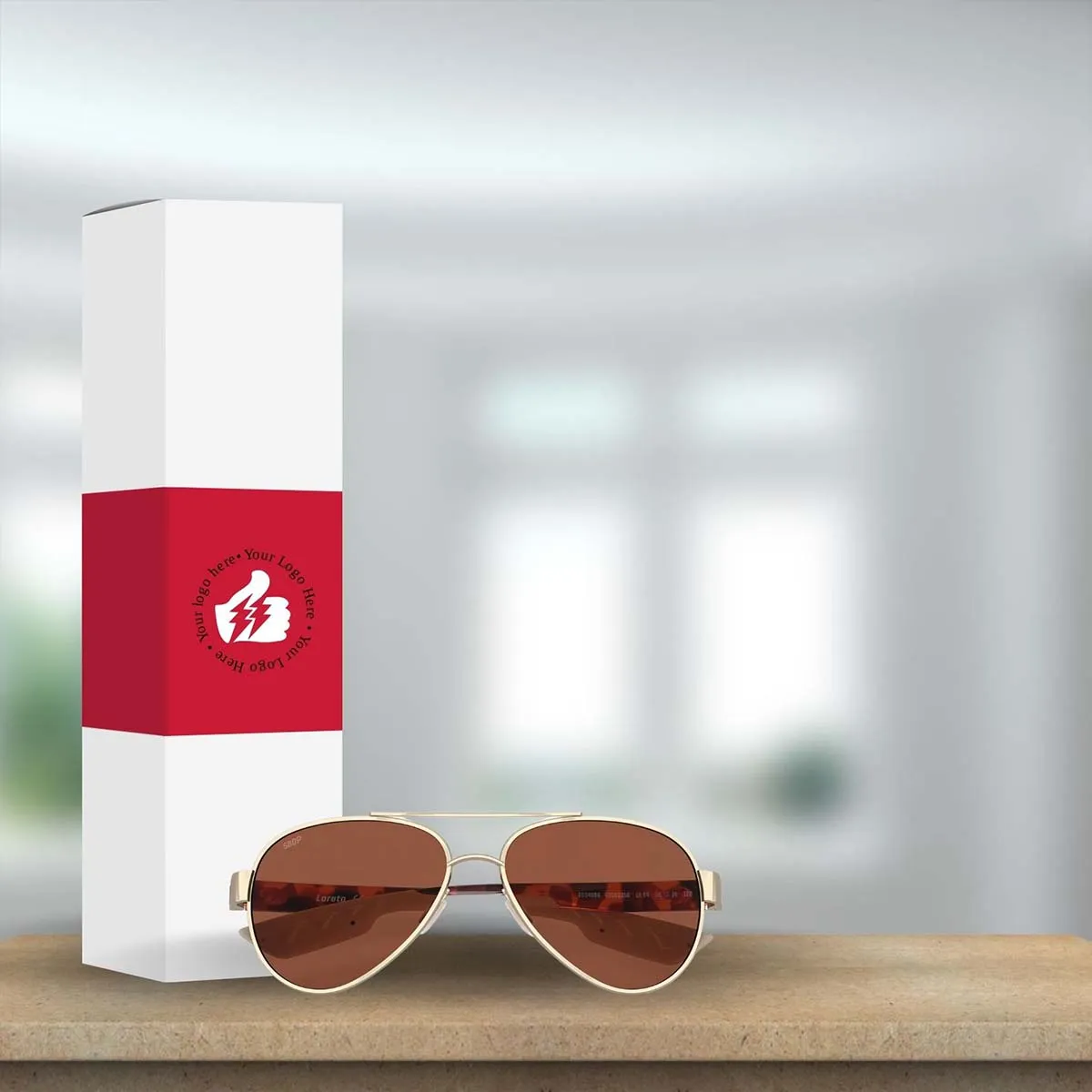 Costa Del Mar Loreto Sunglasses - (Frame) Rose Gold; (Lens) Gray, 580P