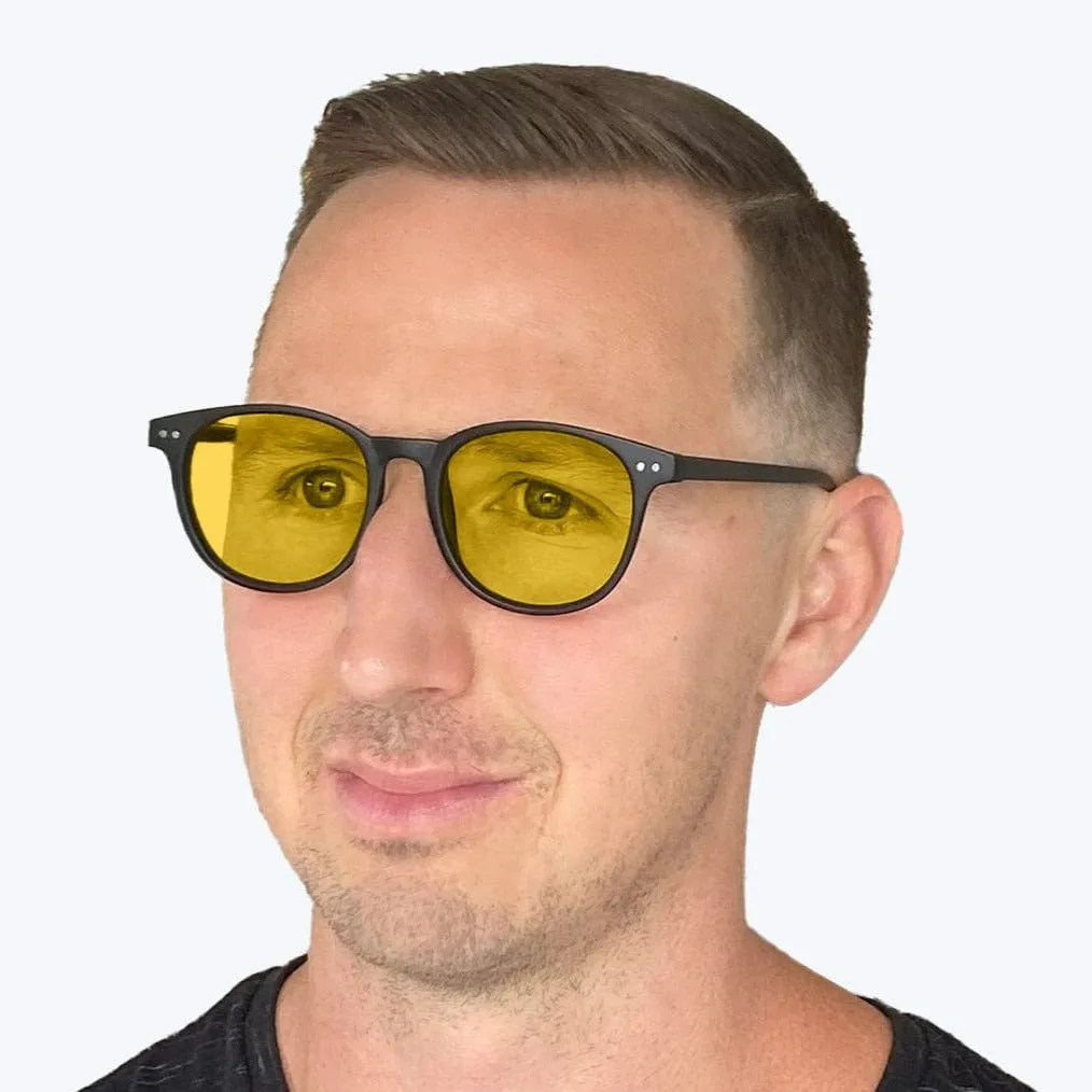 DayMax Billie Glasses - Matt Black - Readers