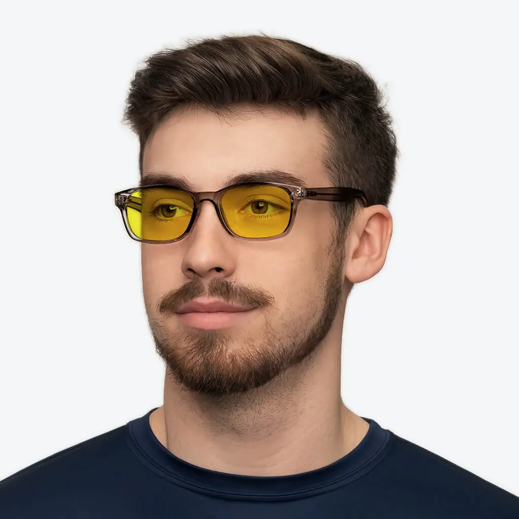 DayMax Wayfarer Glasses - Pearl Grey - Prescription
