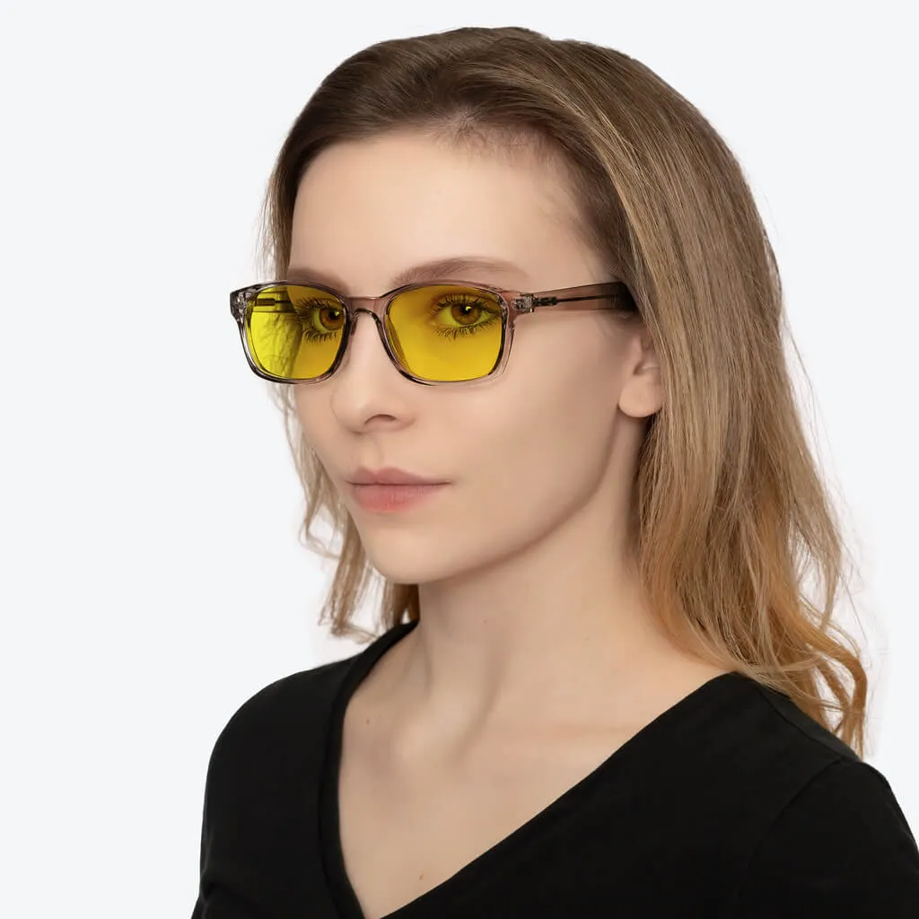 DayMax Wayfarer Glasses - Pearl Grey - Prescription