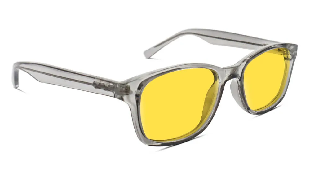 DayMax Wayfarer Glasses - Pearl Grey - Prescription
