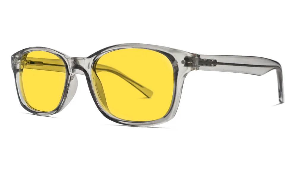 DayMax Wayfarer Glasses - Pearl Grey - Prescription