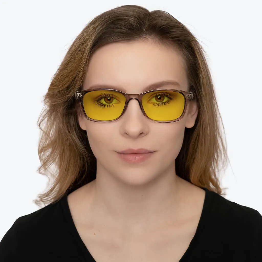 DayMax Wayfarer Glasses - Pearl Grey - Prescription