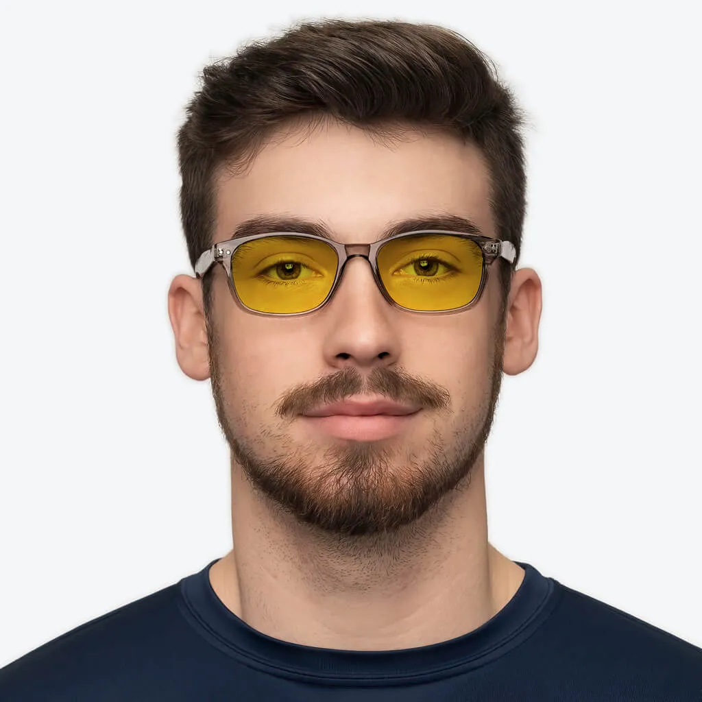 DayMax Wayfarer Glasses - Pearl Grey - Prescription