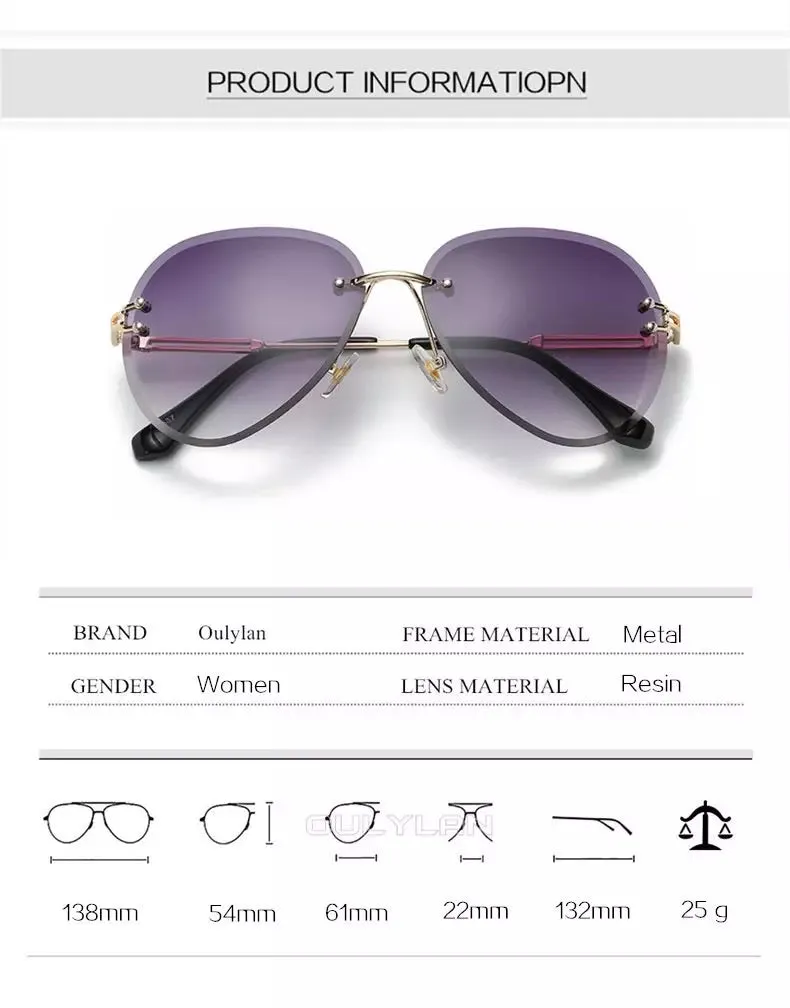 Embellished smokey oversized pilot aviators