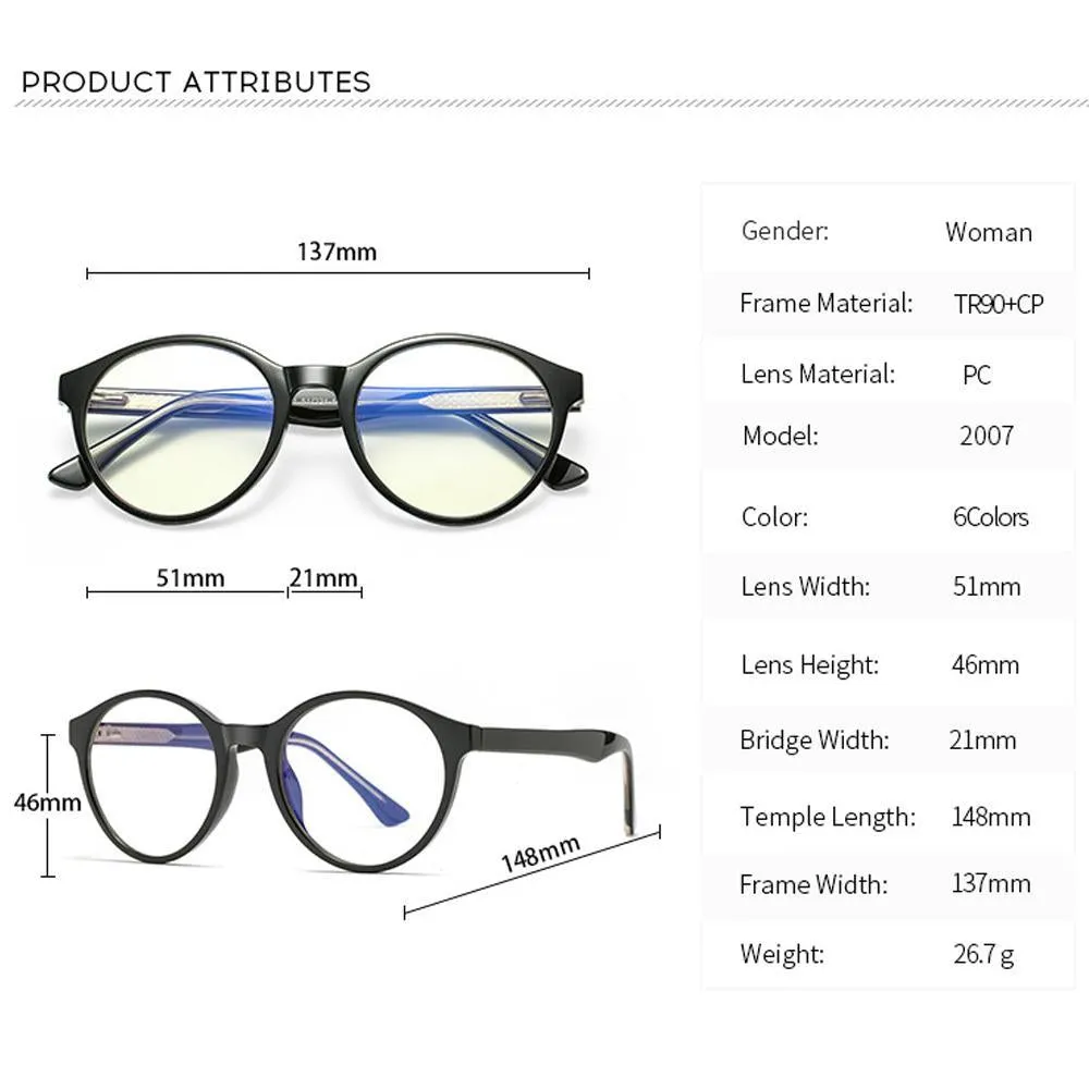 Foresee - Fashion Blue Light Blocking Computer Reading Gaming Glasses