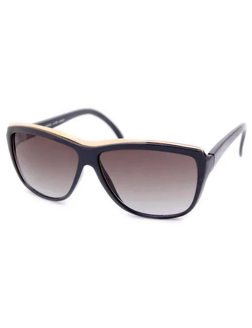GIRAFFE Black Cat-Eye Sunglasses