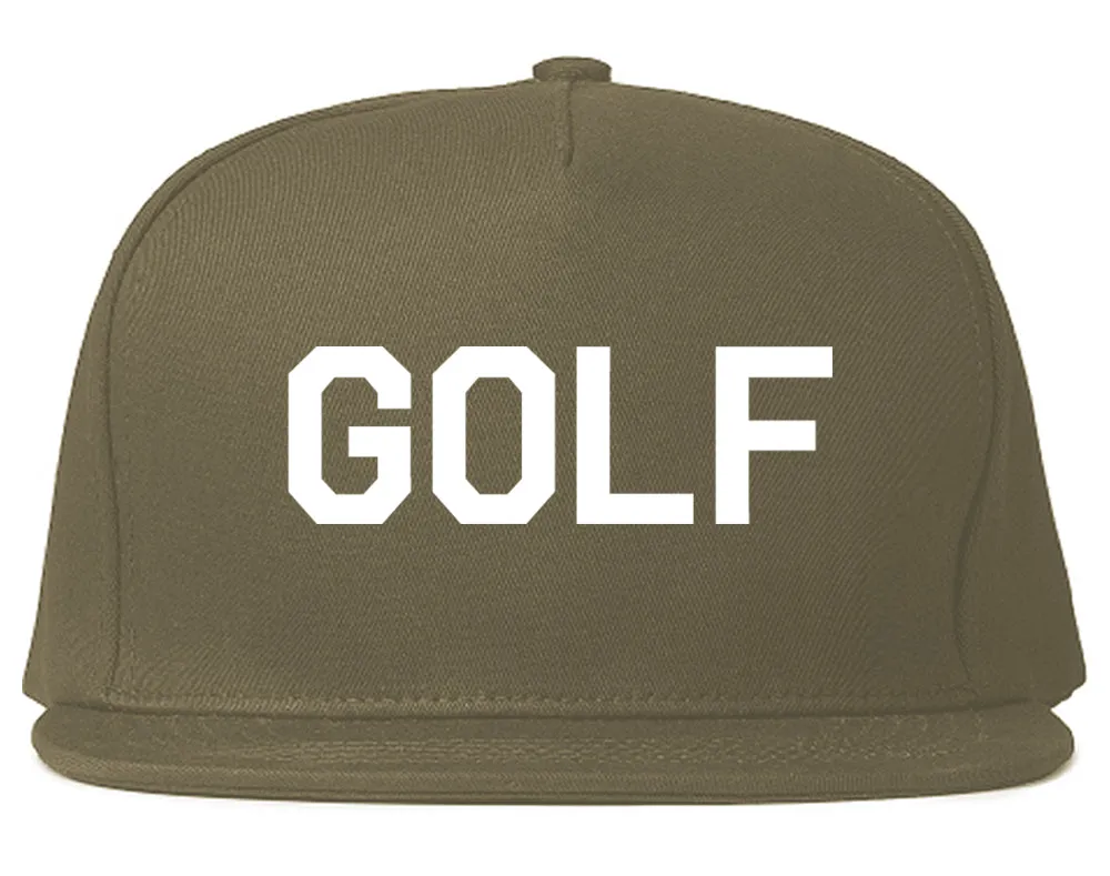 Golf Sport Mens Snapback Hat