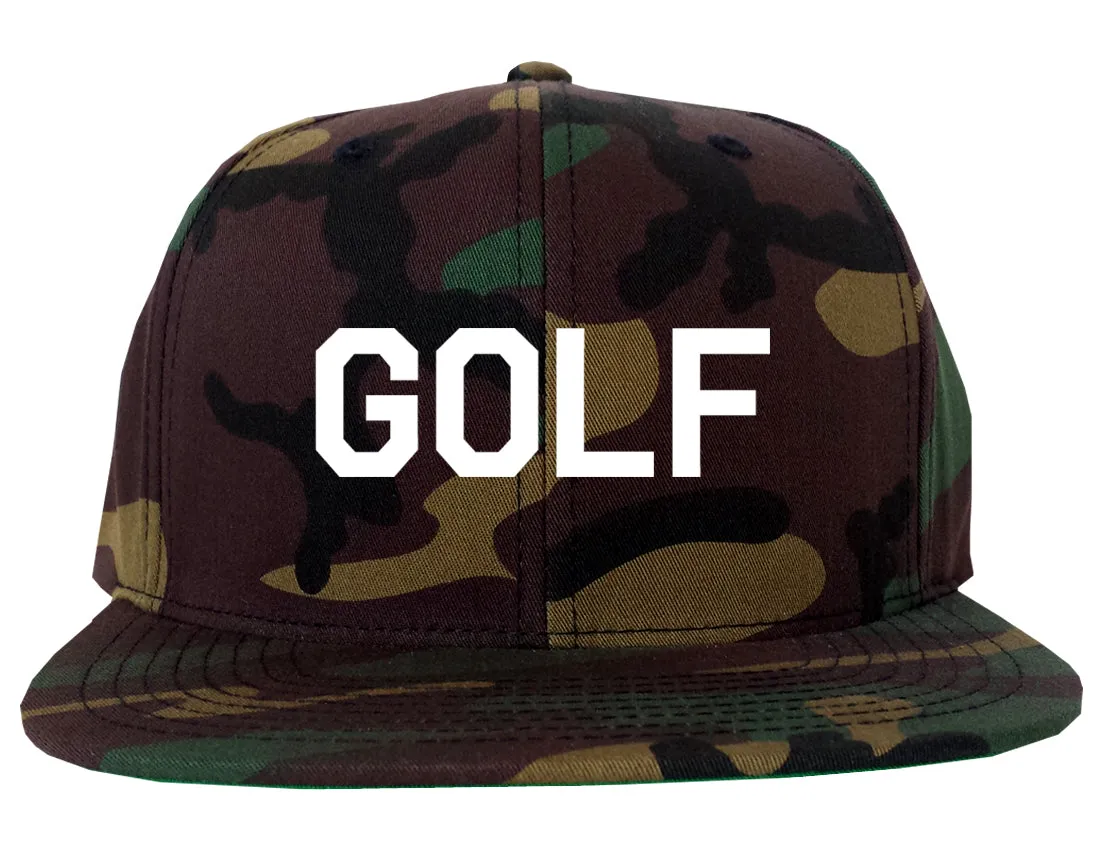 Golf Sport Mens Snapback Hat