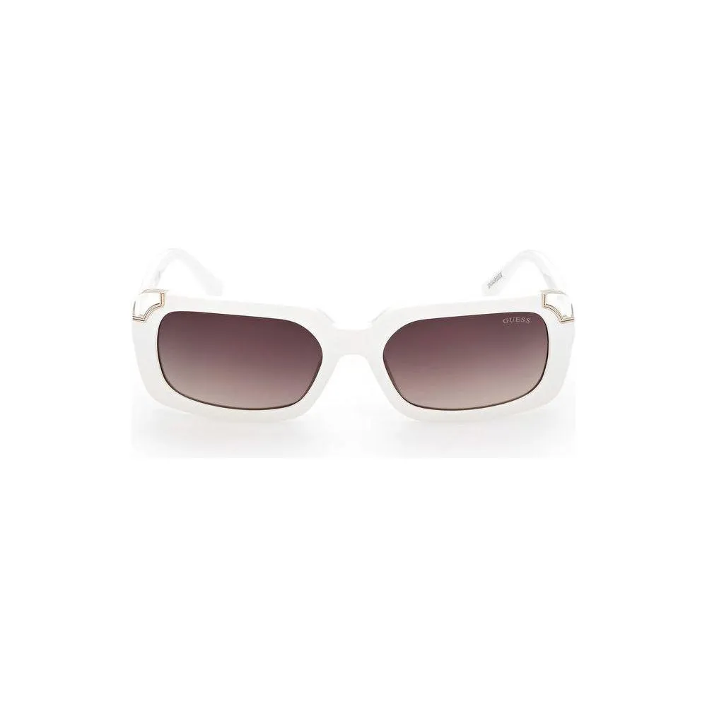 Guess White Injected Sunglasses