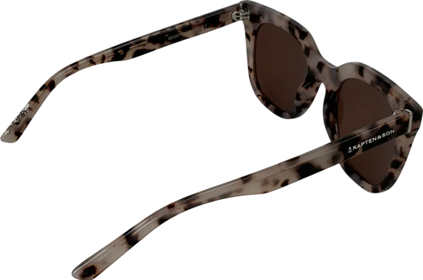 Kapten & Son Black Manhattan DW20T0000A14D Sand Tortoise Brown Sunglasses