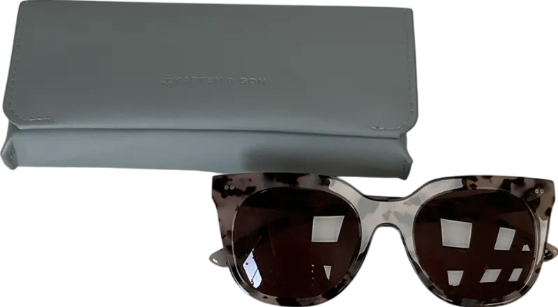 Kapten & Son Black Manhattan DW20T0000A14D Sand Tortoise Brown Sunglasses