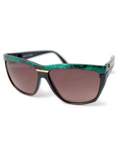 KAZUE Green Cat-Eye Sunglasses