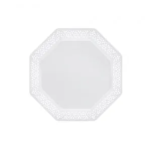 Lacetagon - 7.5" Plastic Plates (Case Qty: 120)