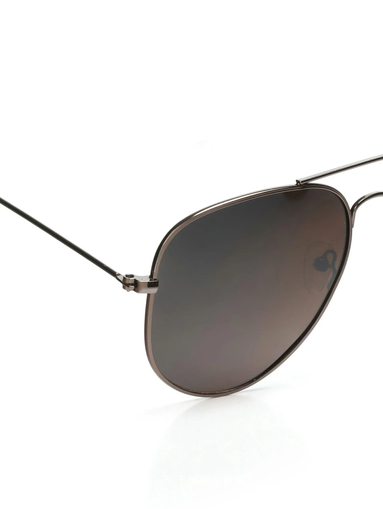 Men's Polarized Classic Brown Aviator  Sunglasses - Jazz and Sizzle