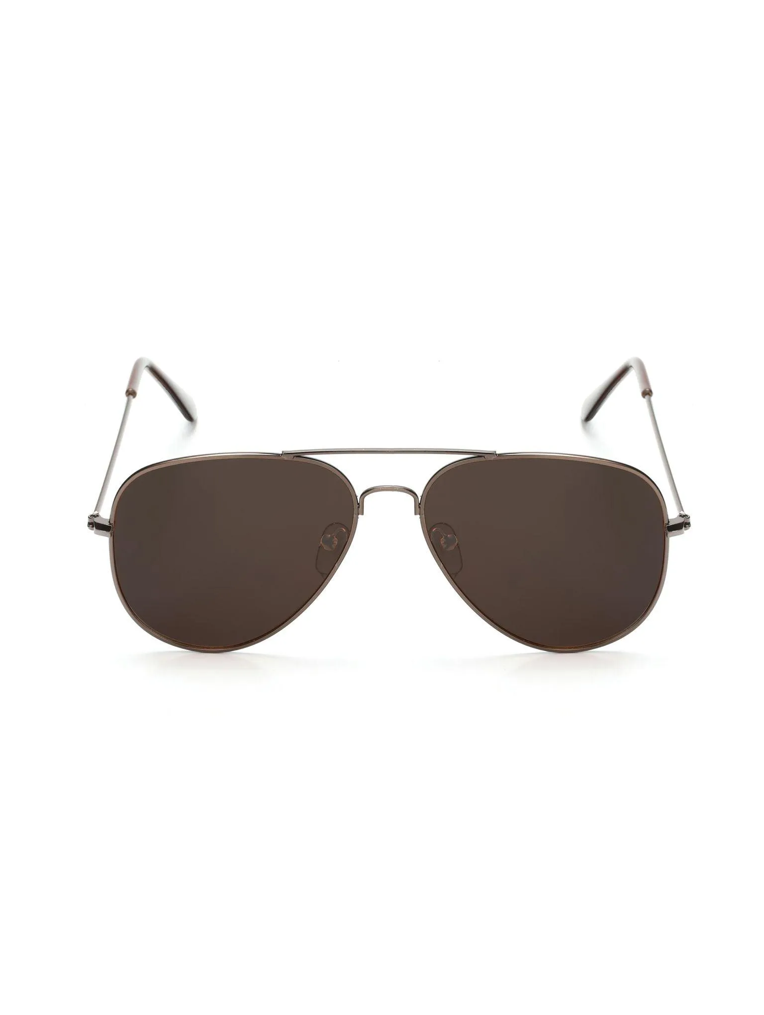 Men's Polarized Classic Brown Aviator  Sunglasses - Jazz and Sizzle