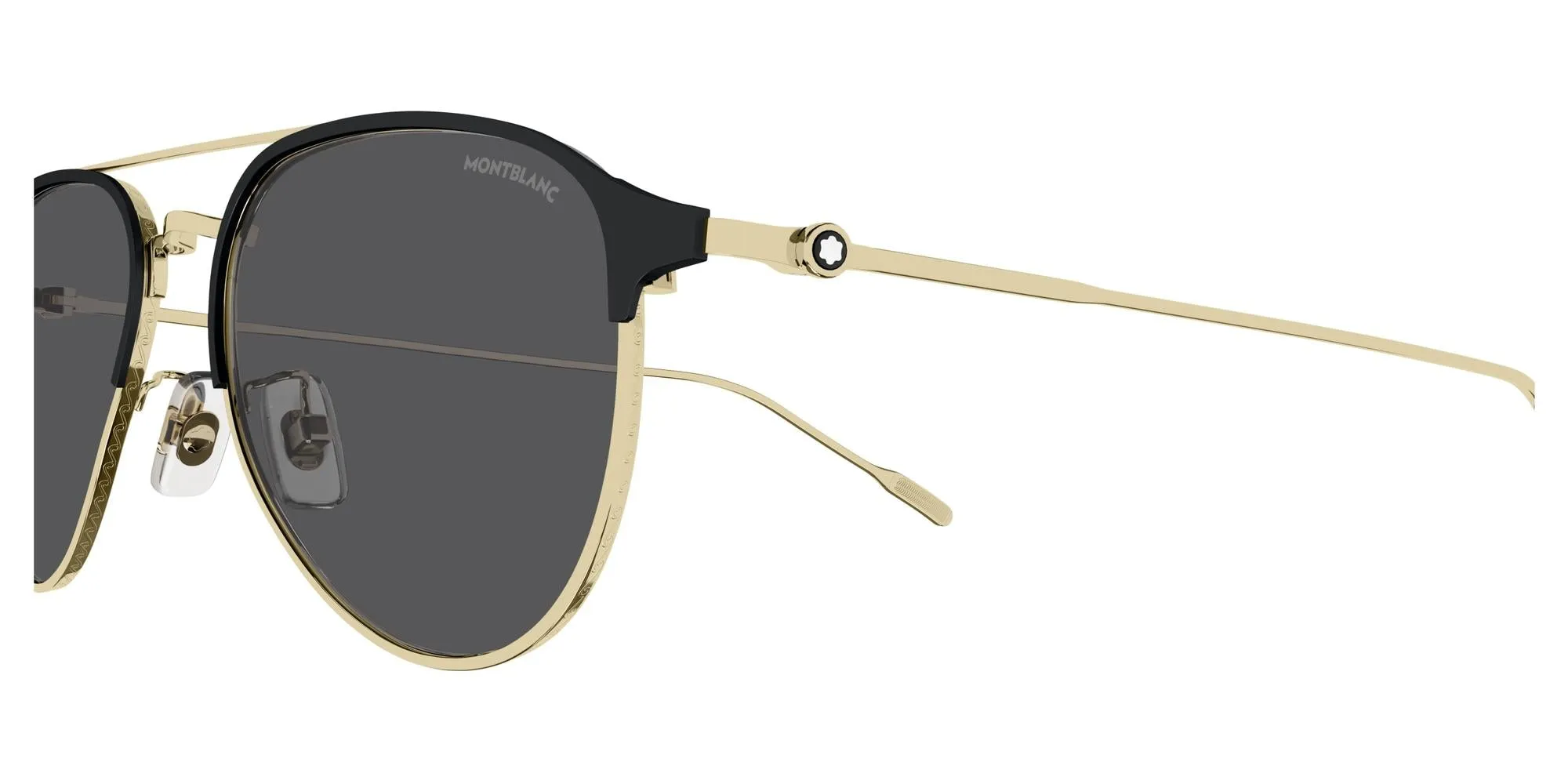 Montblanc Men's 55mm Ruthenium Sunglasses MB0190S-002-55