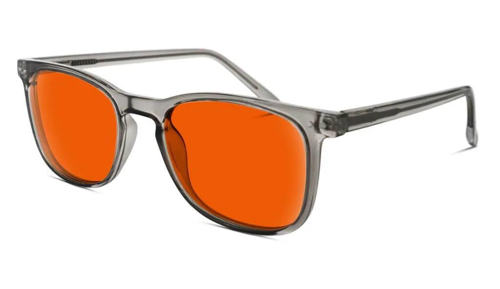 Nightfall Taylor Blue Blocking Glasses - Pearl Grey - Prescription