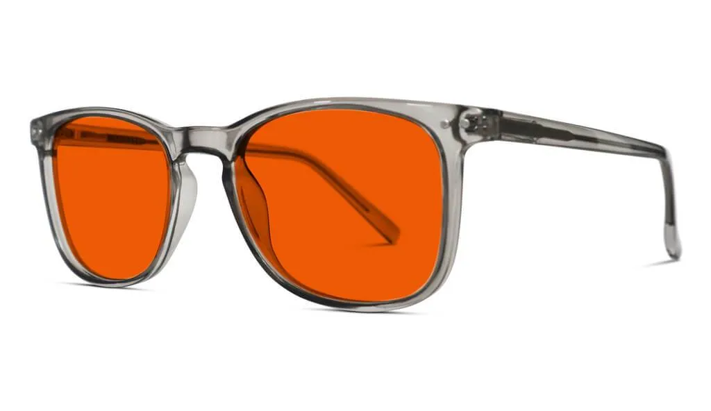 Nightfall Taylor Blue Blocking Glasses - Pearl Grey - Prescription
