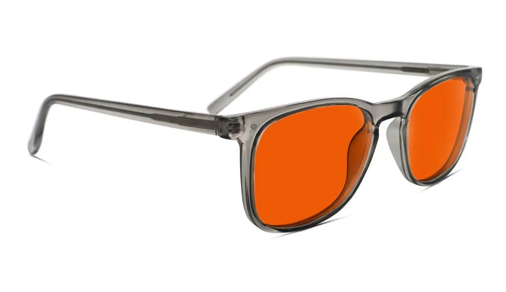 Nightfall Taylor Blue Blocking Glasses - Pearl Grey - Prescription