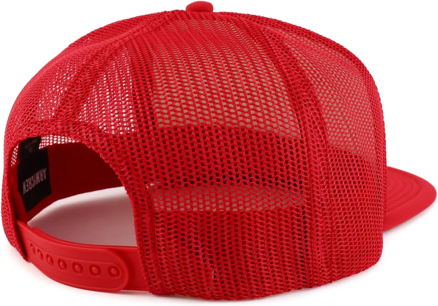 Oversized XXL 5 Panel Flat Bill Foam Trucker Mesh Back Baseball Cap