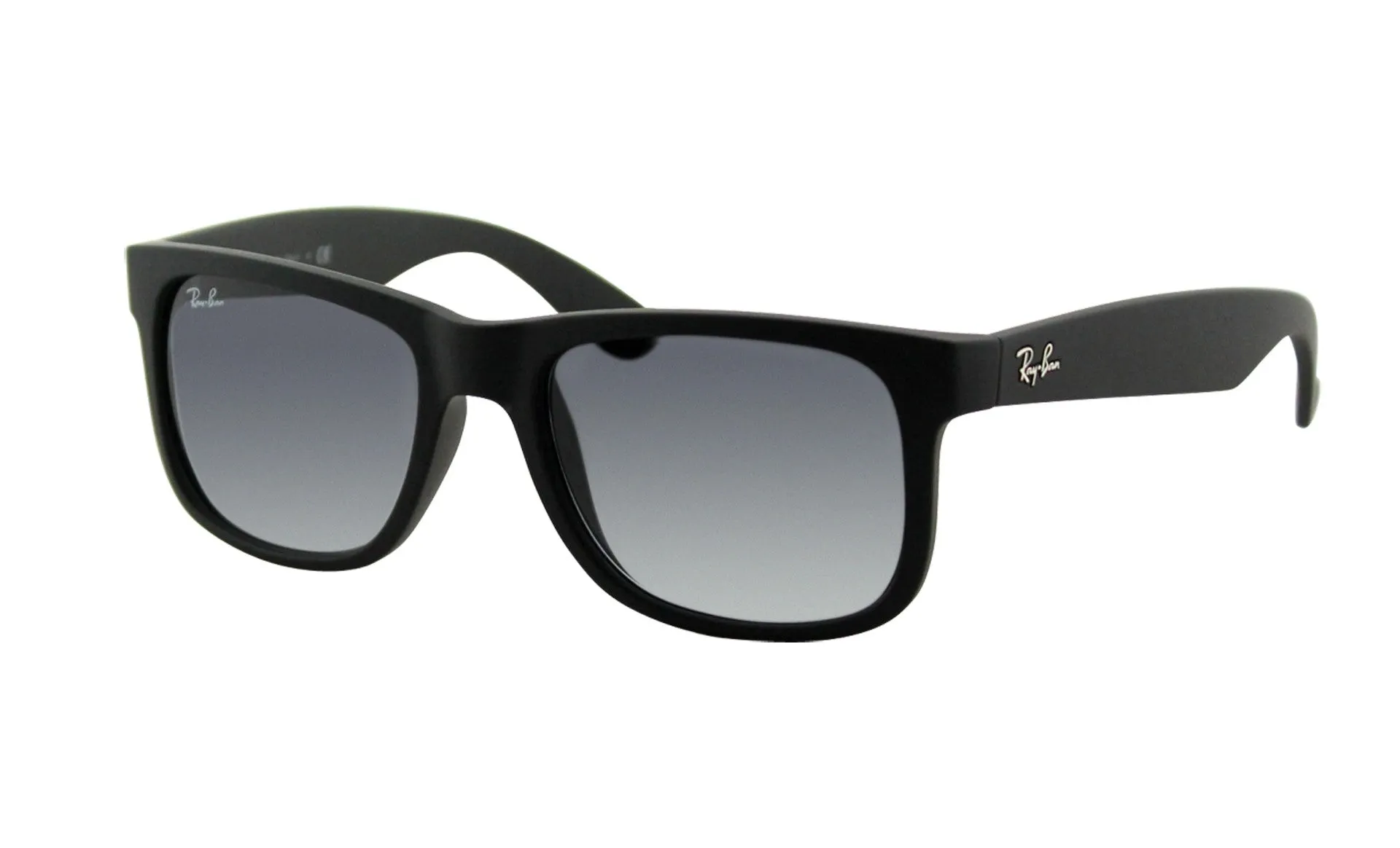 Ray Ban Black Sunglasses with Grey Gradient Lenses-RB_4165_601/8G_51mm