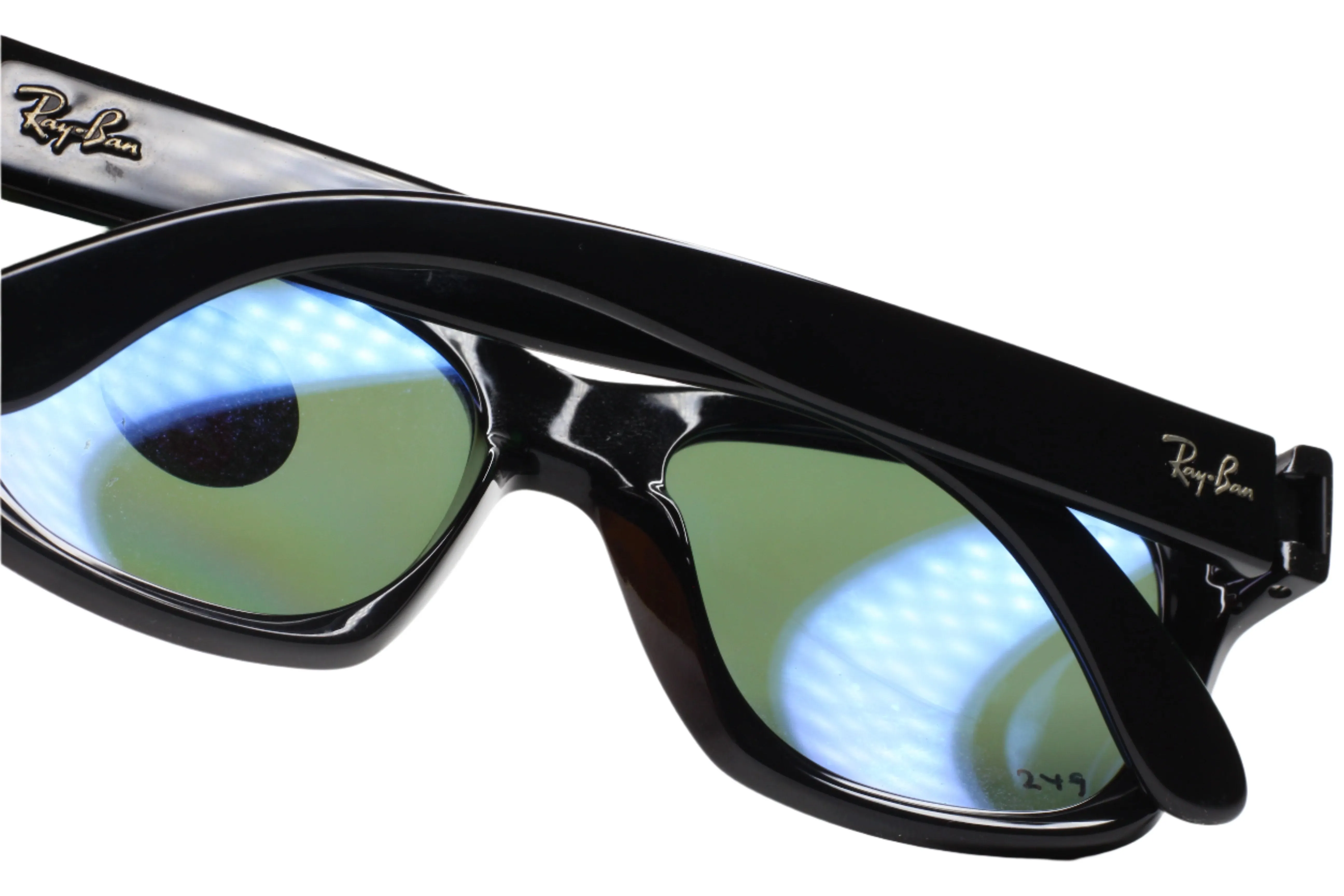 Ray-Ban RB4194 601/9A Black Green Polarized Italy Sunglasses -Ma