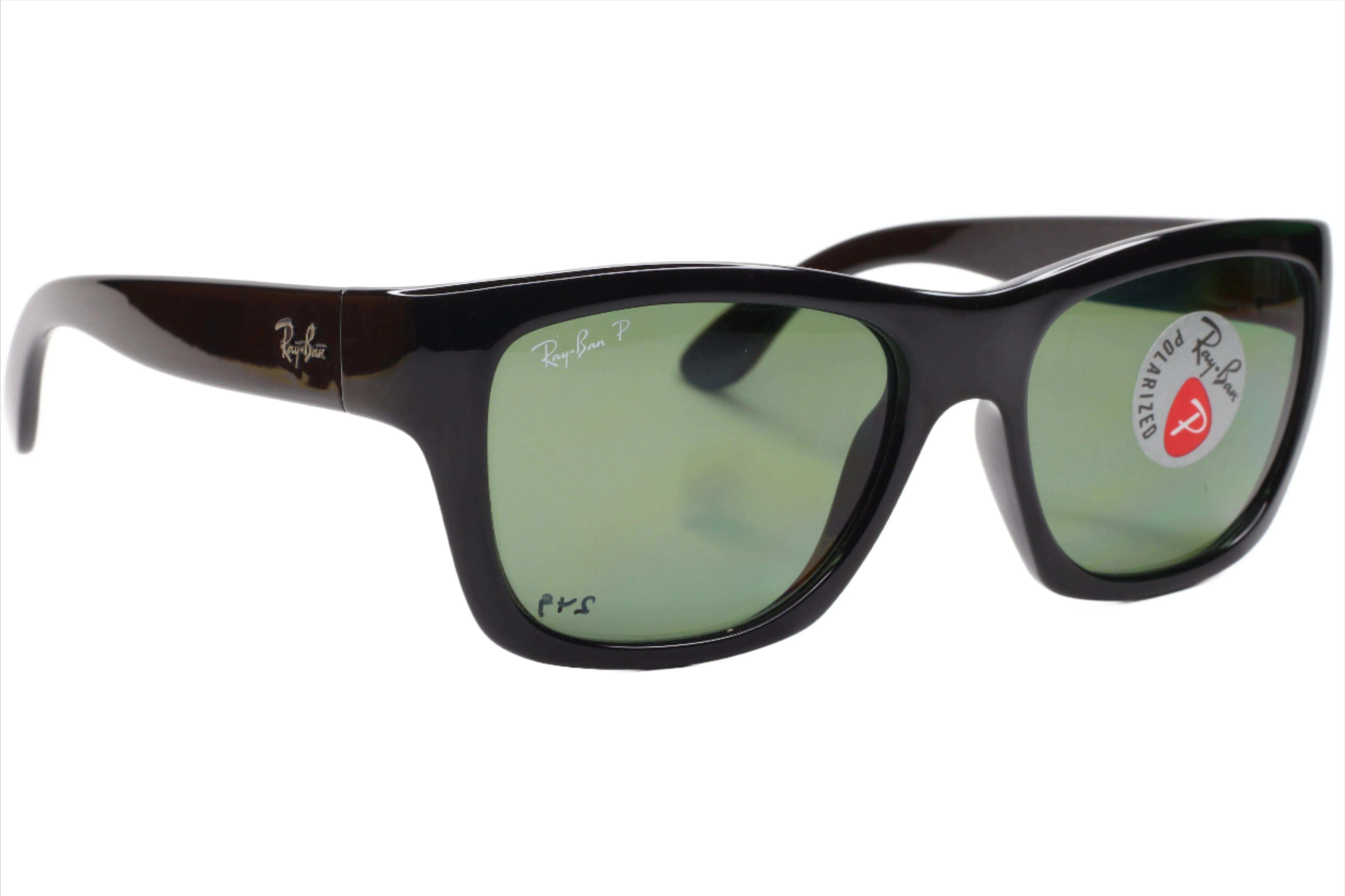 Ray-Ban RB4194 601/9A Black Green Polarized Italy Sunglasses -Ma
