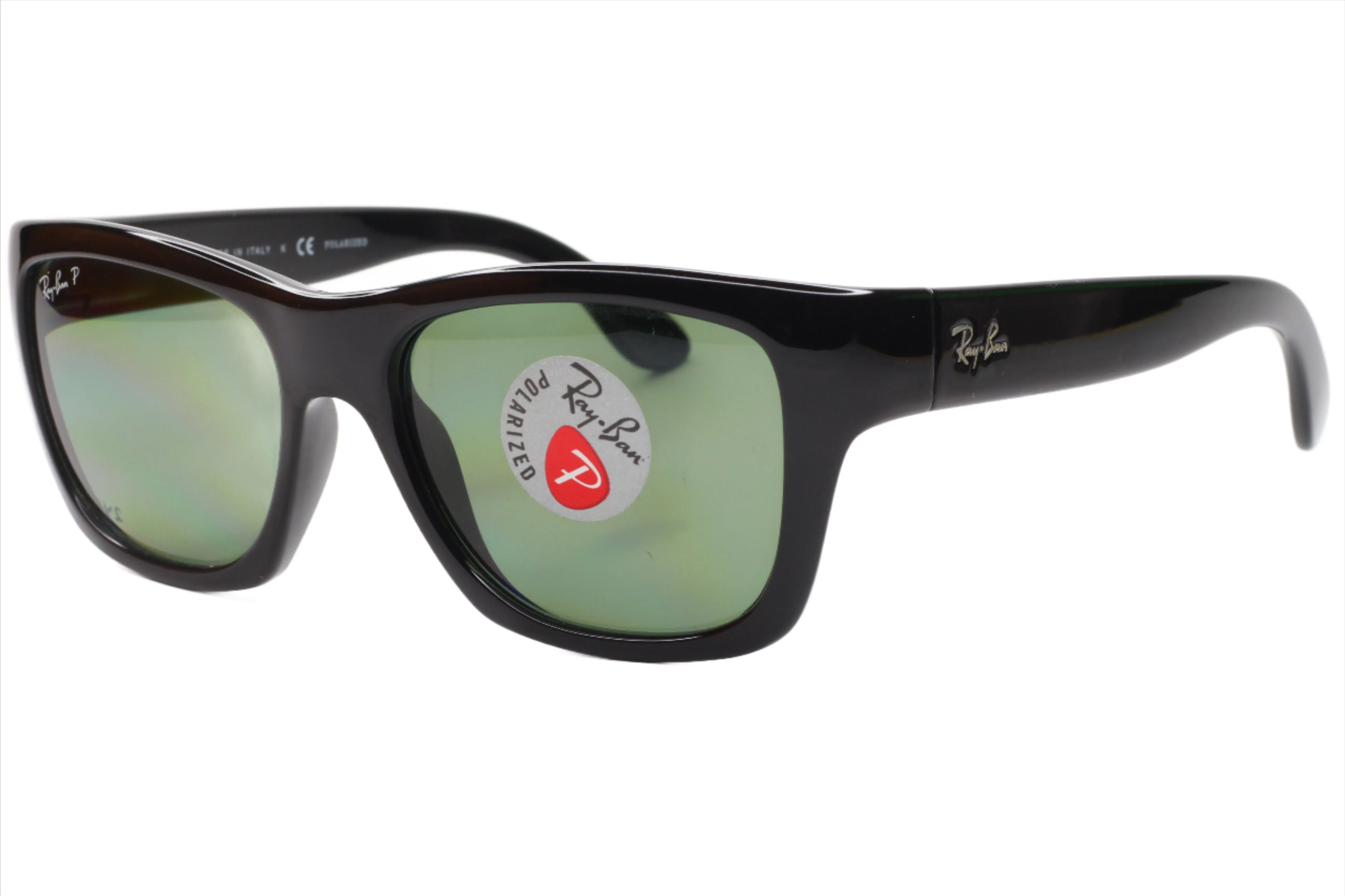 Ray-Ban RB4194 601/9A Black Green Polarized Italy Sunglasses -Ma
