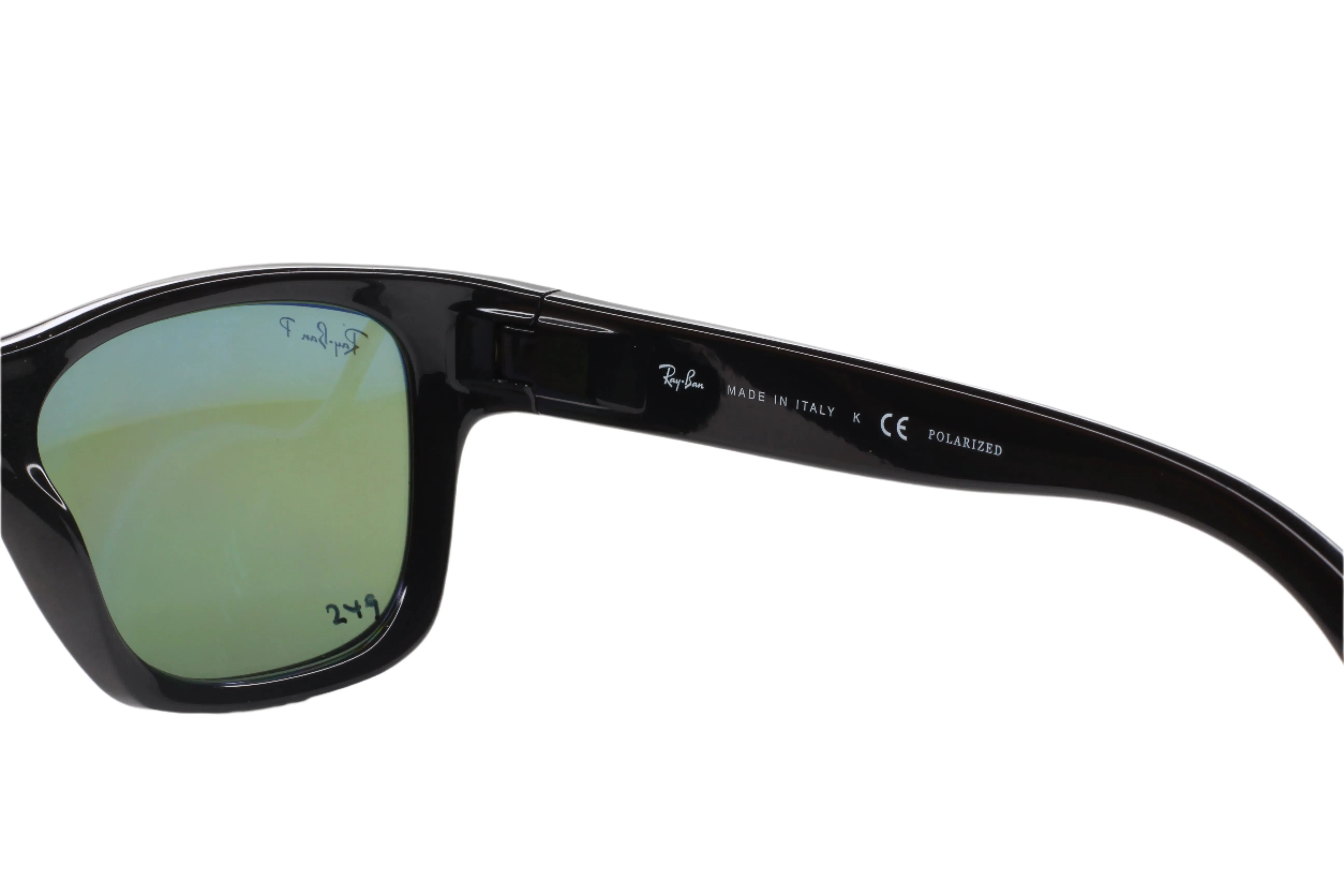 Ray-Ban RB4194 601/9A Black Green Polarized Italy Sunglasses -Ma