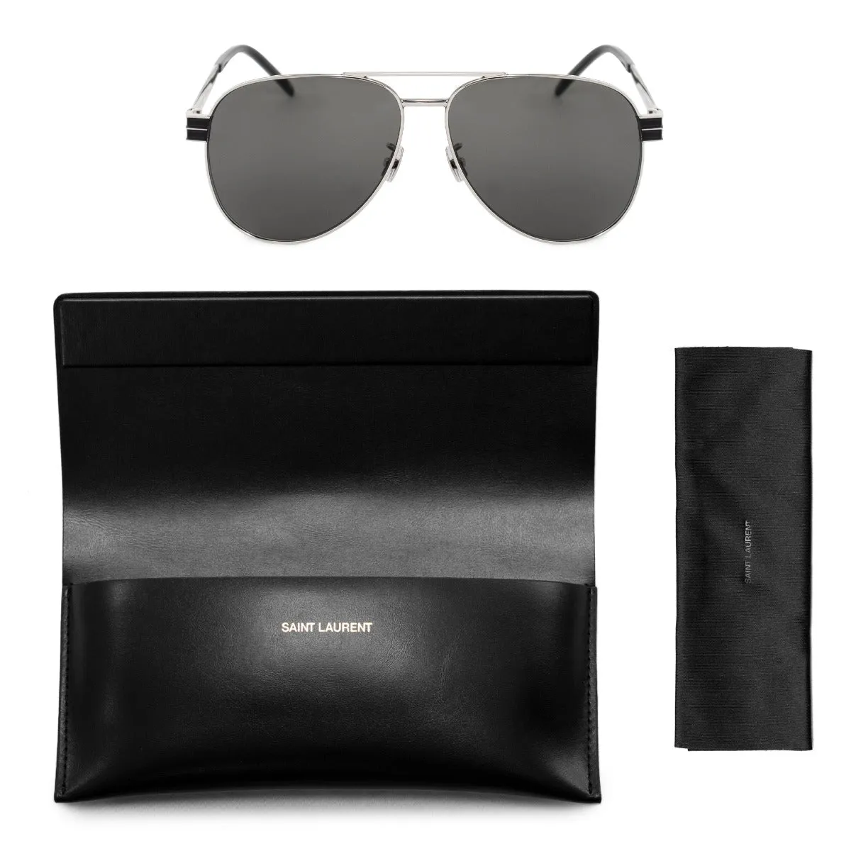 Saint Laurent Aviator Sunglasses SLM53 002 60