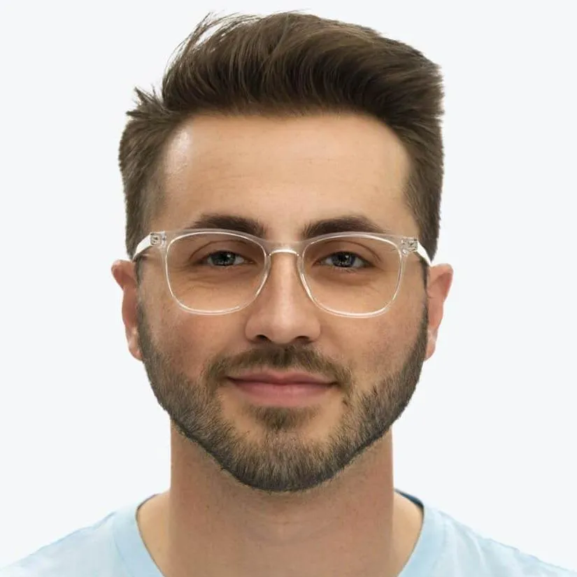 ScreenTime Taylor Computer Glasses - Crystal - Prescription