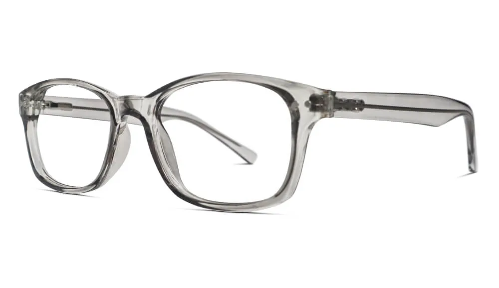 ScreenTime Wayfarer Computer Glasses - Pearl Grey - Readers