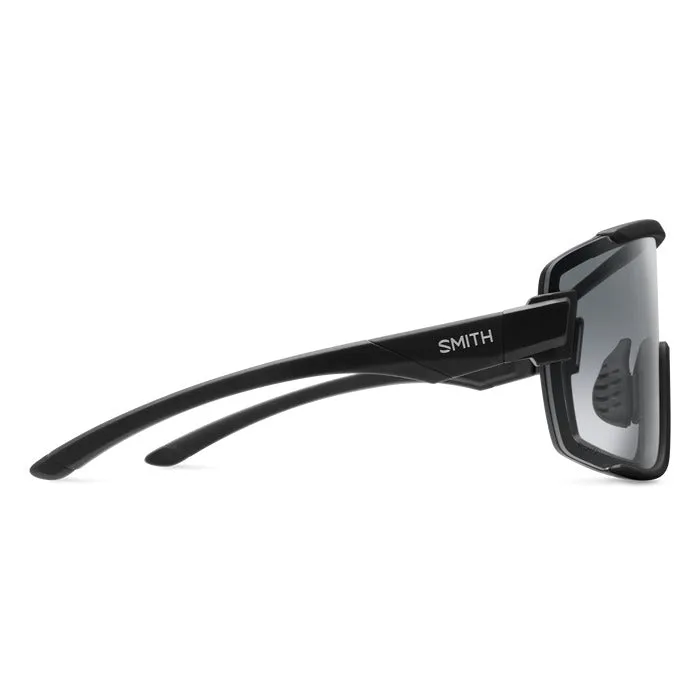 Smith Wildcat Sunglasses Matte Black   ChromaPop Photochromic Clear To Gray
