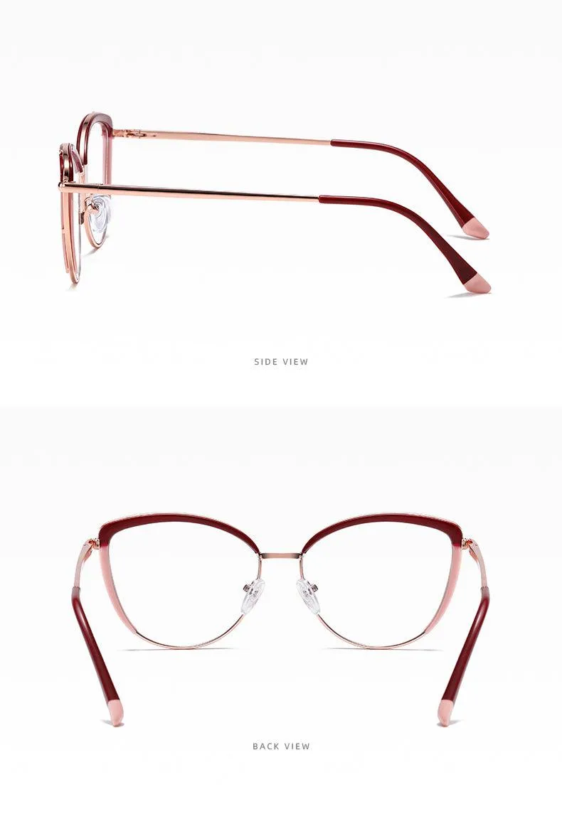 Stylish Women's Cat Eye Eyeglasses - Model A95966