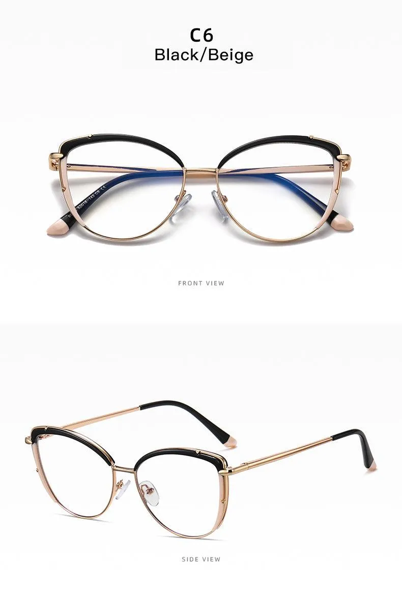Stylish Women's Cat Eye Eyeglasses - Model A95966